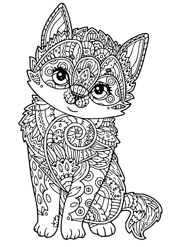 Mandala Animali da Colorare : 41 disegni da stampare (GRATUITO)