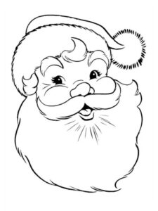 babbo natale disegno