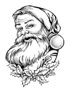 babbo natale disegno