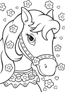 cavallo disegno per bambini