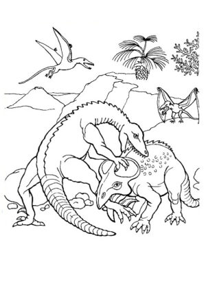 dinosauro da colorare