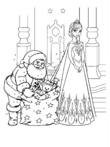 disegni babbo natale