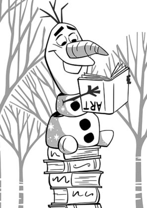 disegni da colorare frozen