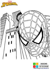 disegni da colorare spiderman