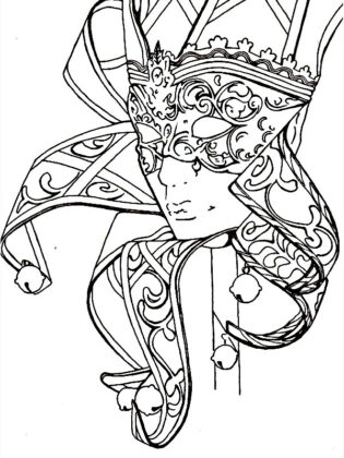 disegni di carnevale