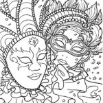 disegni di carnevale