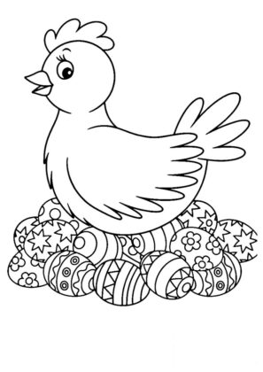 disegni di pasqua da colorare