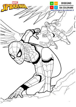 disegni di spiderman