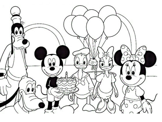 disegni disney da colorare