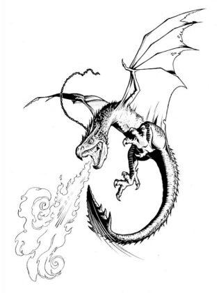 disegni draghi