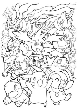 disegni pokemon da colorare
