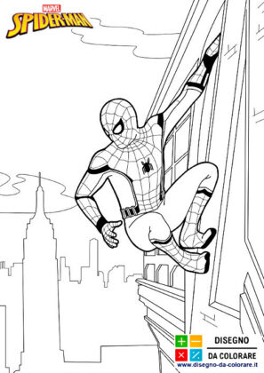 disegni spiderman