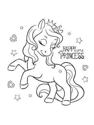disegni unicorni da colorare