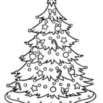 disegno albero di natale
