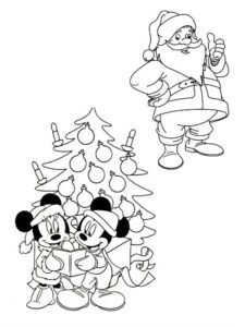 disegno babbo natale