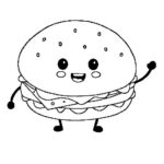 disegno kawaii da colorare