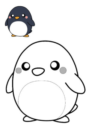 disegno kawaii da colorare