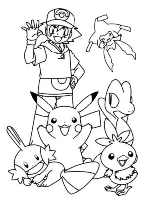 disegno pokemon da colorare