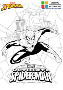 disegno spiderman