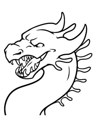 drago da colorare