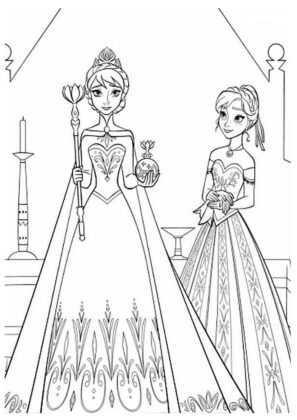 frozen da colorare