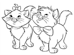 gatti disegni