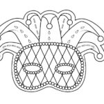 maschere carnevale da colorare