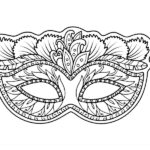 maschere di carnevale da colorare