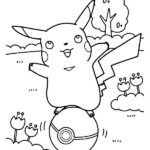 pikachu da colorare