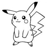 pikachu da colorare