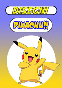 pikachu da colorare pdf