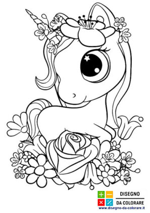 unicorno disegno