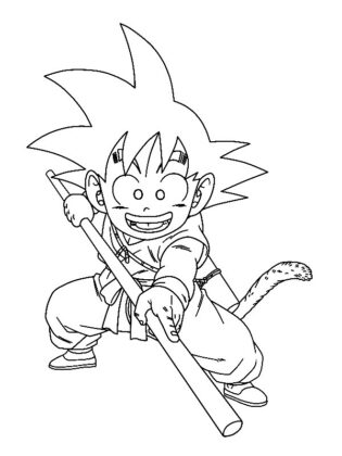 disegni da colorare dragon ball