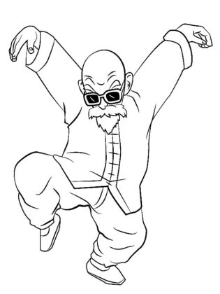 disegni da colorare dragon ball