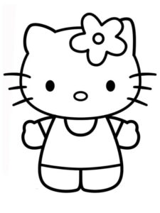 disegni da colorare hello kitty