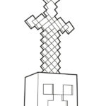 disegni di minecraft spada