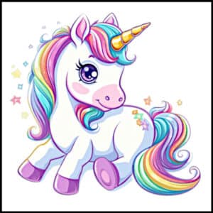 disegni di unicorno da colorare