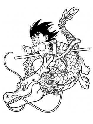 disegni dragon ball da colorare