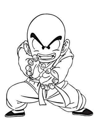 dragon ball da colorare
