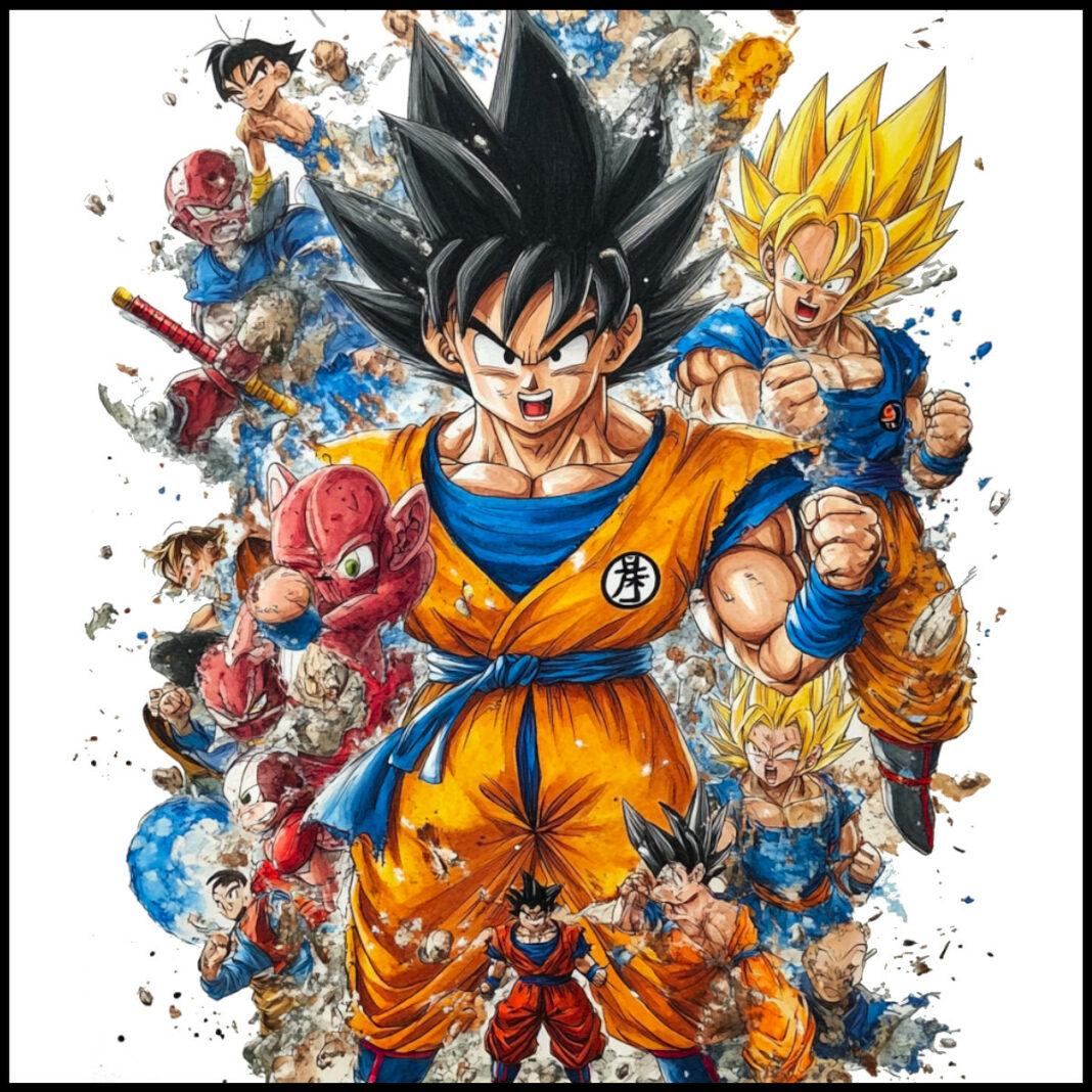dragon ball da colorare