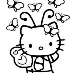 hallo kitty da colorare