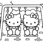hallo kitty da colorare