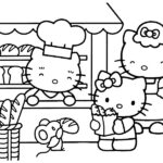hallo kitty da colorare