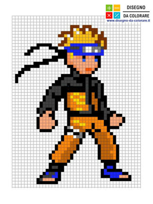 naruto pixel art