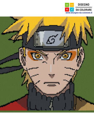 naruto shippuden pixel art