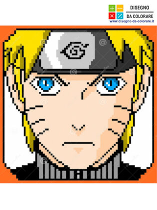 naruto shippuden pixel art