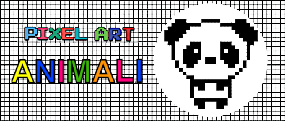 pixel art animale