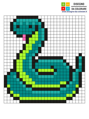 pixel art animale