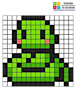 pixel art animale