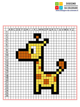 pixel art animale